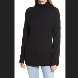 Caslon Black Tunic Sweater‎